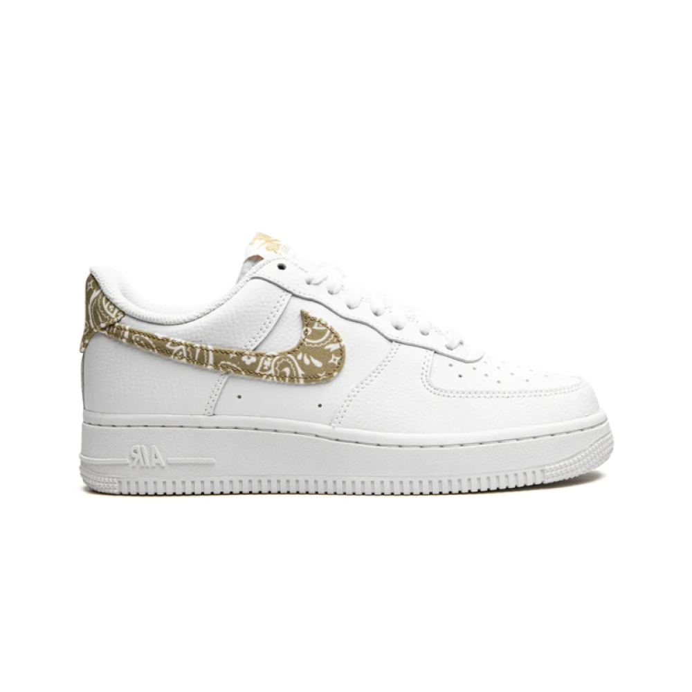 Nike Air Force 1 Low – White / Gold Bandana Edition