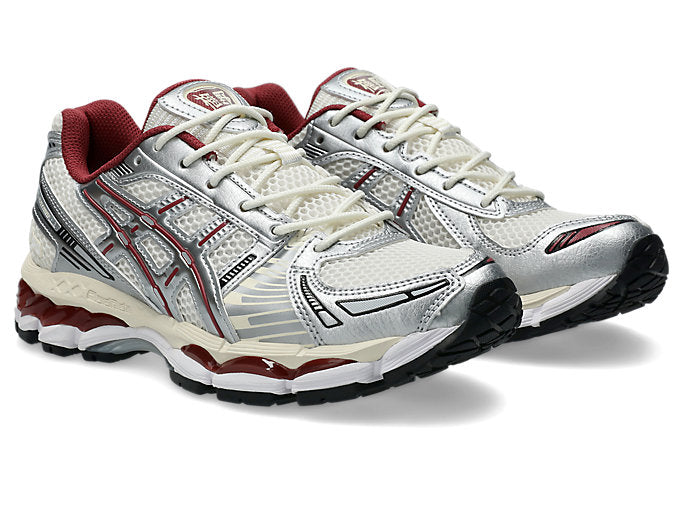 ASICS Gel Kayano 12.1 – Cream Pure Silver Crimson Edition
