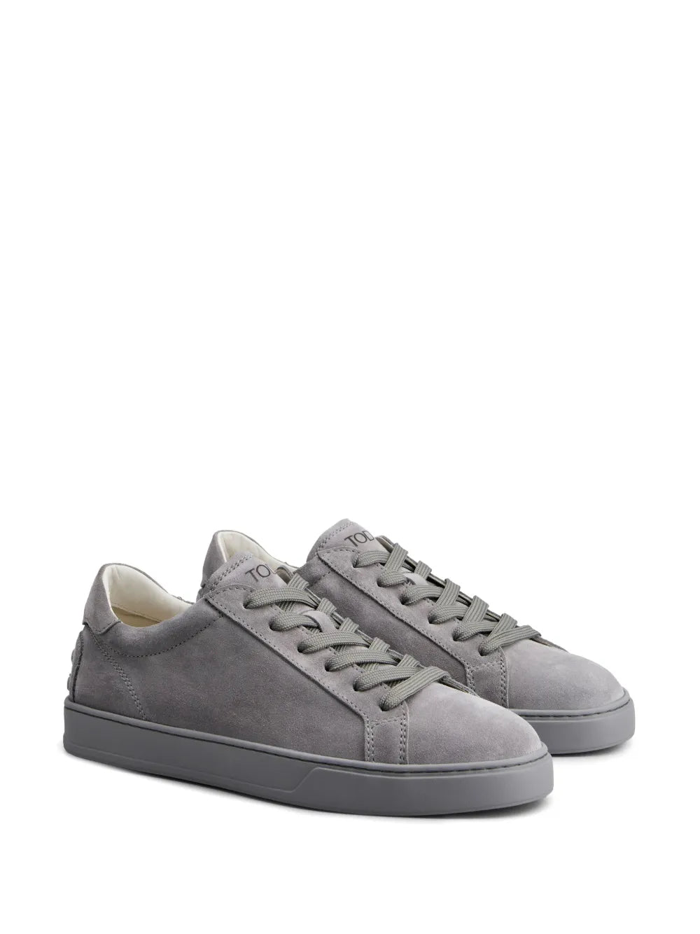 Tod’s Panelled Suede Sneakers – Cloud Grey Edition