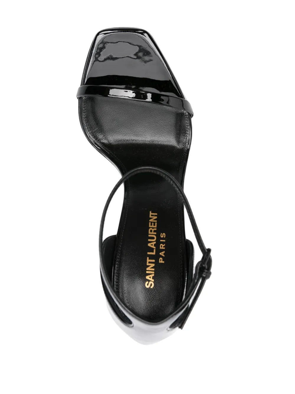 Saint Laurent Opyum 110mm Patent Leather Sandals