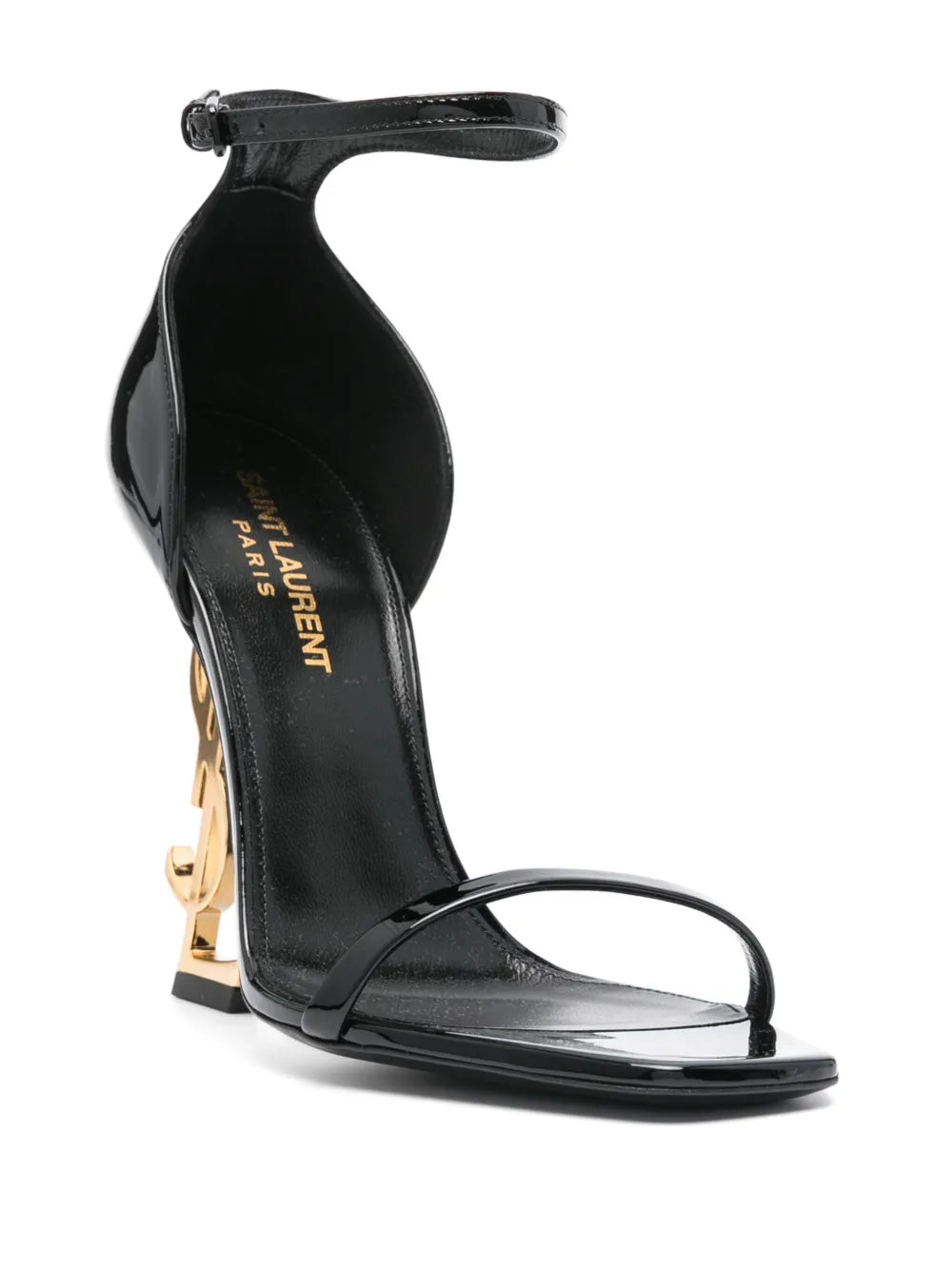 Saint Laurent Opyum 110mm Patent Leather Sandals
