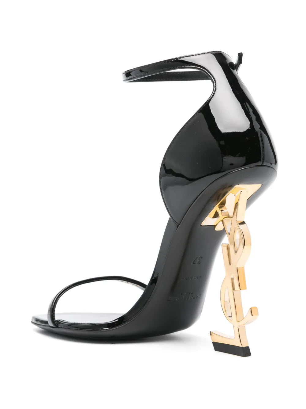 Saint Laurent Opyum 110mm Patent Leather Sandals