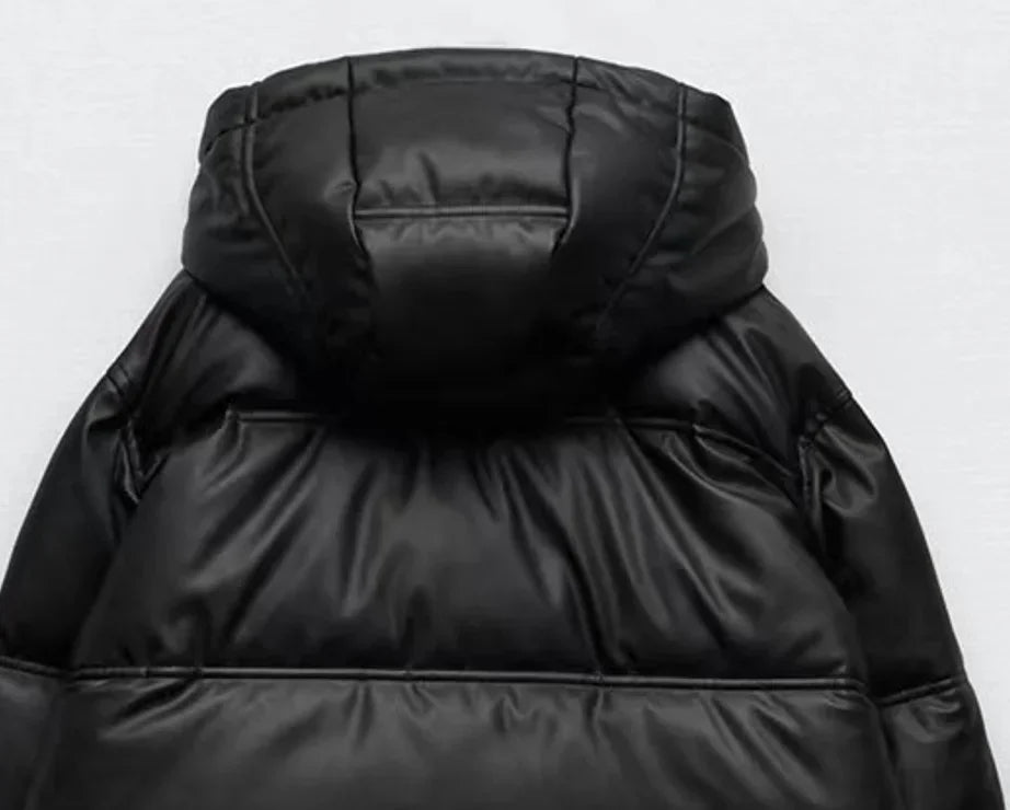 Zara Hooded Puffer Jacket