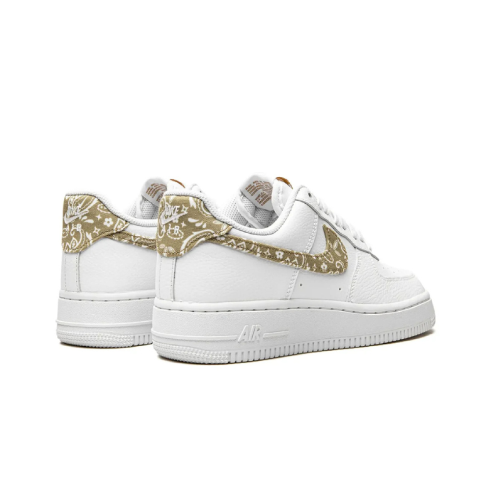 Nike Air Force 1 Low – White / Gold Bandana Edition