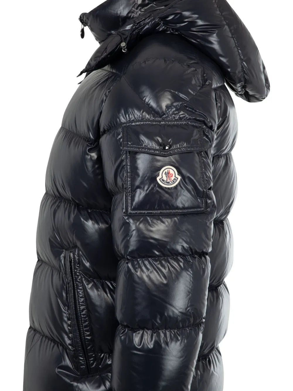 Moncler Maya Hooded Short Down Jacket – Black
