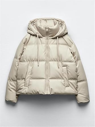Zara Hooded Puffer Jacket
