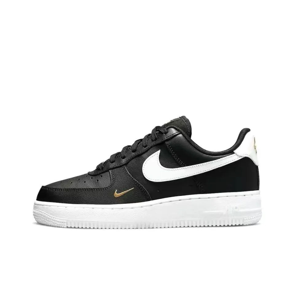 Nike Air Force 1 ’07 — Black White Gold Edition