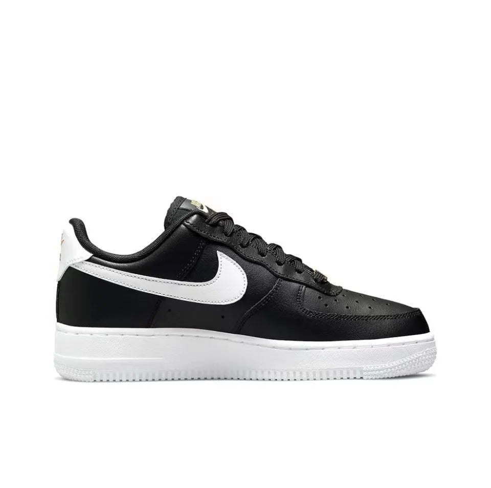 Nike Air Force 1 ’07 — Black White Gold Edition
