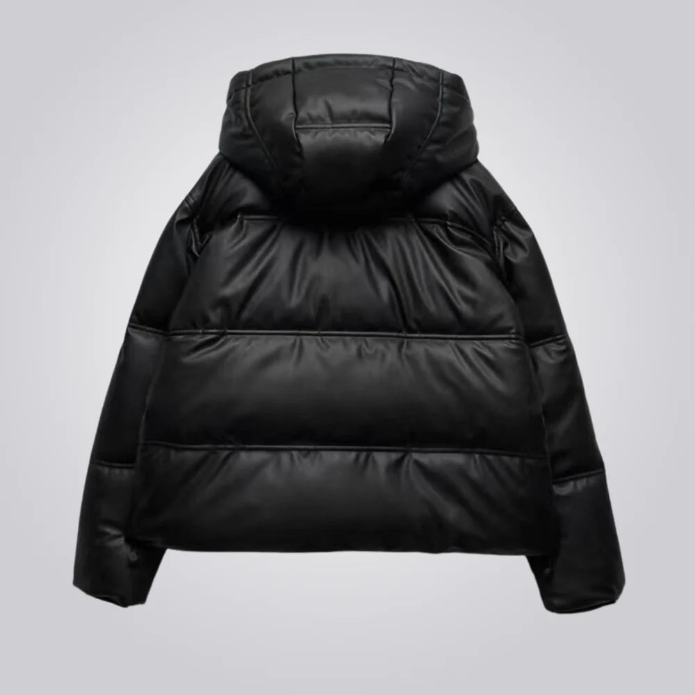 Zara Hooded Puffer Jacket