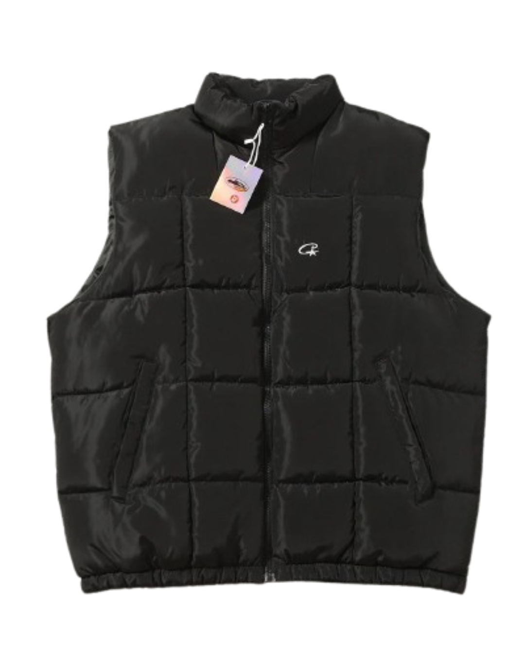 Corteiz Bolo Puffer Vest – Black