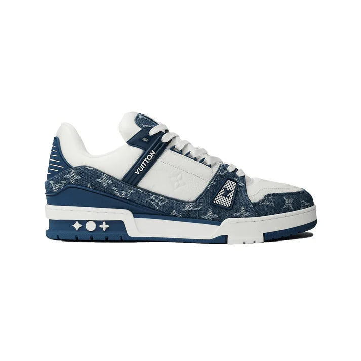 Louis Vuitton LV Trainer – Monogram Denim White Blue