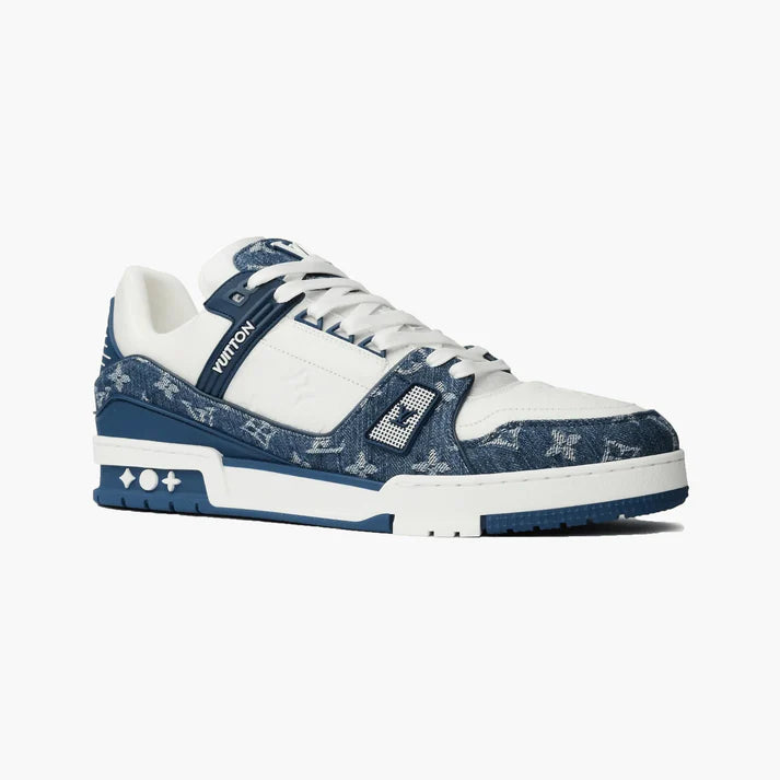 Louis Vuitton LV Trainer – Monogram Denim White Blue