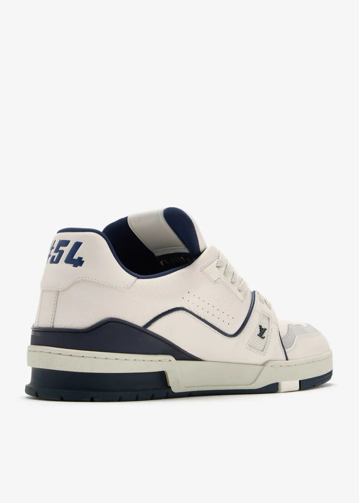 Louis Vuitton LV Trainer Low – #54 Signature “White Marine”