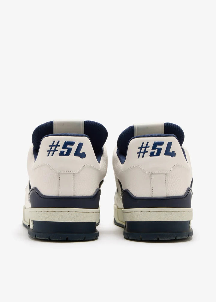 Louis Vuitton LV Trainer Low – #54 Signature “White Marine”